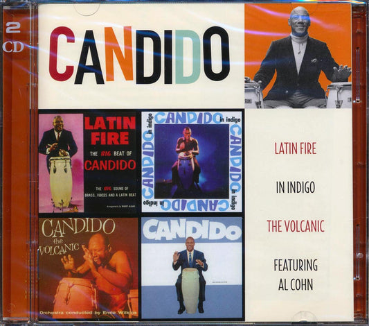 Candido - Latin Fire + In Indigo + The Volcanic + Candido Featuring Al Cohn (4 albums on 2 CDs) (37 tracks) (2xCD) (incl. 20-page booklet) (24-bit mastering) (remastered) [New CD]