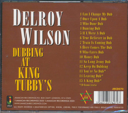 King Tubby - Delroy Wilson Dubbing At King Tubby's [New CD]