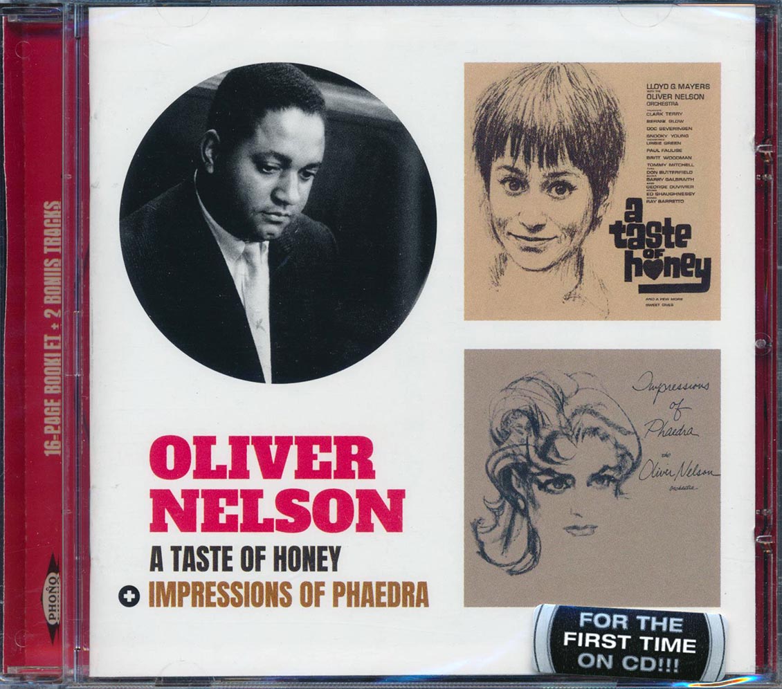 Oliver Nelson - A Taste Of Honey + Impressions Of Phaedra (2 albums on 1 CD) (+2 bonus tracks) (incl. 16-page booklet) (24-bit mastering) (remastered) [New CD]