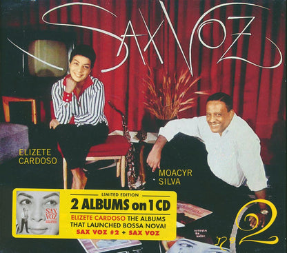 Elizete Cardodo, Moacyr Silva - Sax Voz + Sax Voz No. 2 (2 albums on 2 CDs) (26 tracks) (ltd. ed.) (deluxe 3-fold digipak) [New CD]
