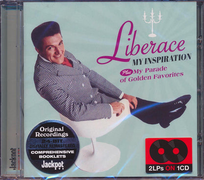 Liberace - My Inspiration + My Parade Of Golden Favorites (2 albums on 1 CD) (26 tracks) (+bonus track) (incl. 16-page booklet) (24-bit mastering) (remastered [New CD]