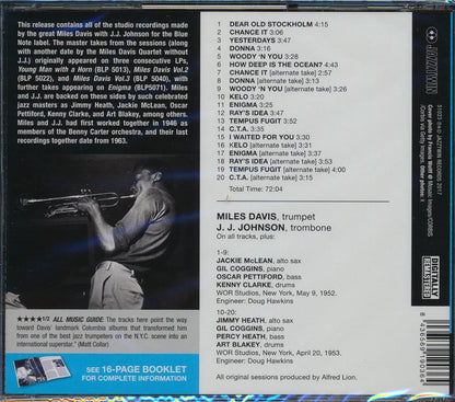 Miles Davis, JJ Johnson - Tempus Fugit (20 tracks) (+11 bonus tracks) (ltd. ed.) (incl. 16-page booklet) (remastered) [New CD]
