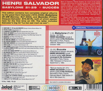 Henri Salvador - Babylone 21-29 + Succus (2 albums on 1 CD) (31 tracks) (+11 bonus tracks) (ltd. ed.) (deluxe 3-fold digipak) (remastered) (2 [New CD]