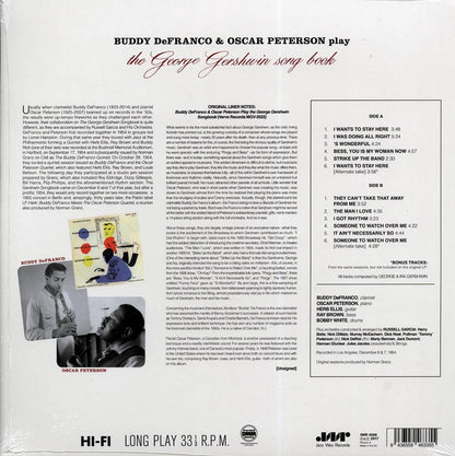 Buddy DeFranco, Oscar Peterson - The George Gershwin Songbook (+2 bonus tracks) (DMM) (ltd. ed.) (180g) (High-Def VV) (remastered) [New Vinyl Record LP]