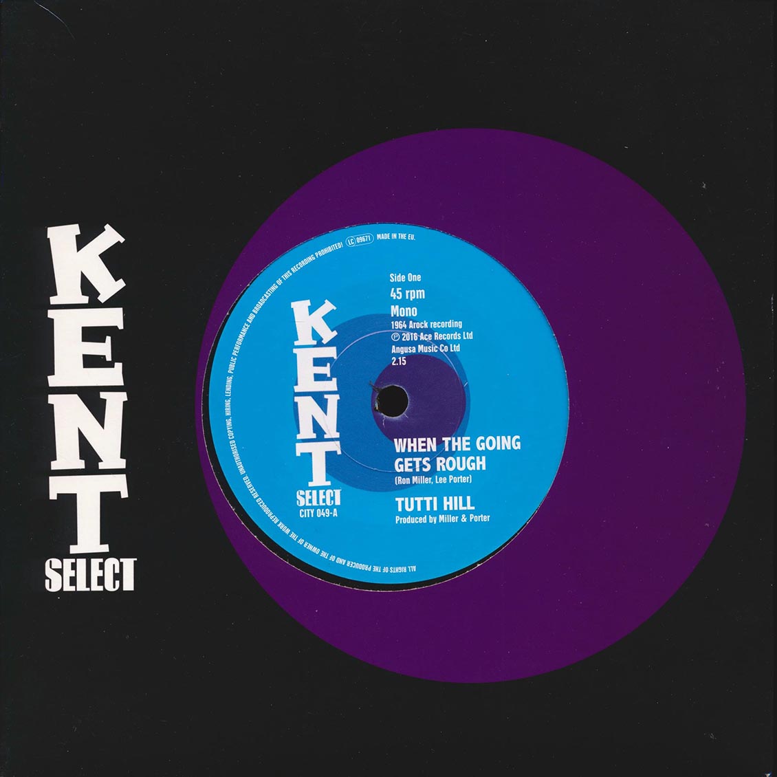 Tutti Hill - When The Going Gets Rough  /  Garrett Saunders - I Keep Comin' Back For More [New] [New Vinyl 7"]