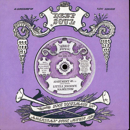 Little Johnny Hamilton - Apartment  /  Little Johnny Hamilton - Cry Like A Baby [New Vinyl 7"]
