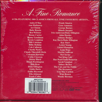 Cab Calloway, Billie Holiday, Benny Goodman, Frank Sinatra, Etc. - A Fine Romance: 100 Hot Tunes From The 1930s To The 1950s (100 tracks) (4xCD) (box set) [New CD]
