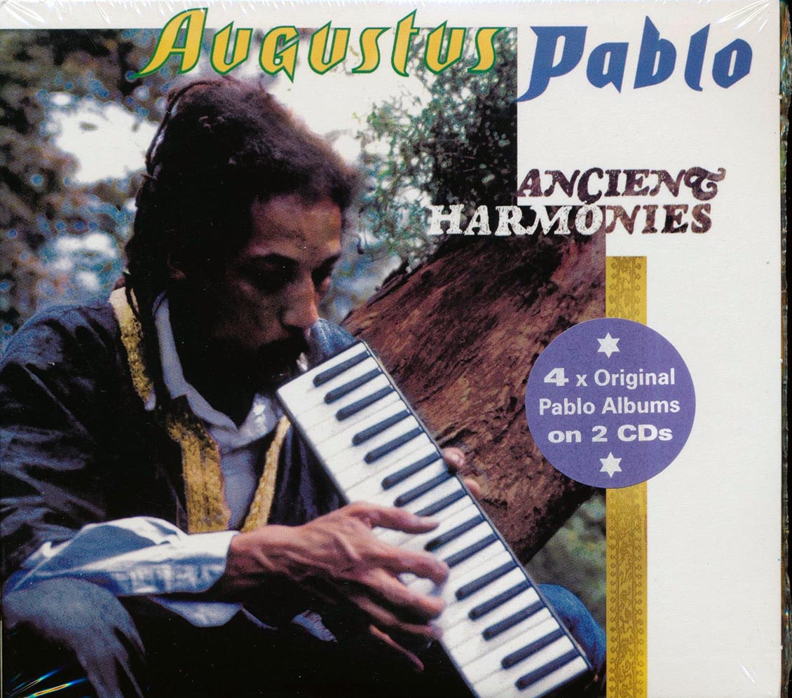 Augustus Pablo - Ancient Harmonies: Blowing With The Wind + Rockers Comes East + One Step Dub + Rising Sun (4 albums on 2 CDs) (39 tracks) (2xCD) (deluxe 3-fold digipak) [New CD]