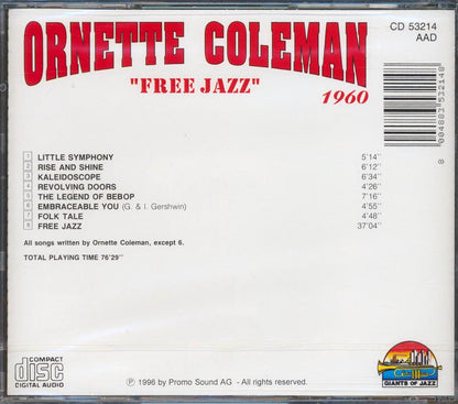 Ornette Coleman - Free Jazz [New CD]