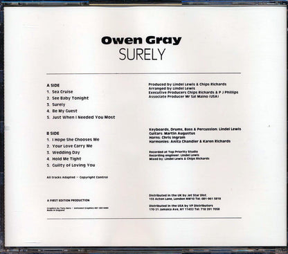 Owen Gray - Surely [New CD]