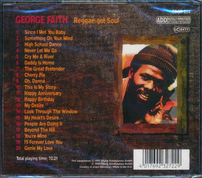 George Faith - Reggae Got Soul (20 tracks) [New CD]