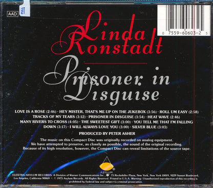 Linda Ronstadt - Prisoner In Disguise [New CD]