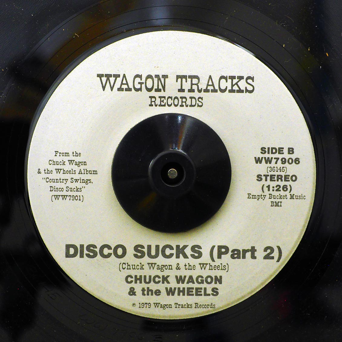 Chuck Wagon & The Wheels - Disco Sucks (Part 1)  /  Chuck Wagon & The Wheels - Disco Sucks (Part 2) (orig. press) [New Vinyl 7"]