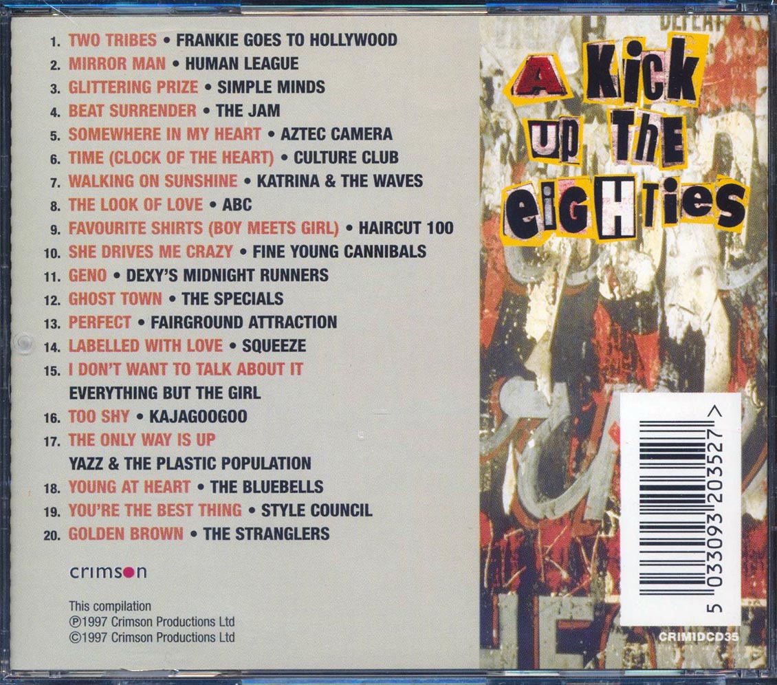 Human League, Simple Minds, Frankie Goes To Hollywood, Etc. - A Kick Up The Eighties (20 tracks) (incl. large booklet) [New CD]