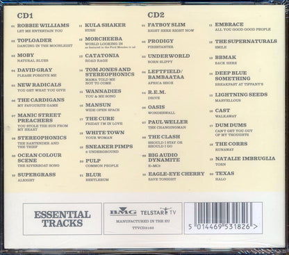 The Corrs, Moby, Texas, David Gray, Toploader, Supergrass, Etc. - Essential Tracks (20 tracks) (2xCD) [New CD]