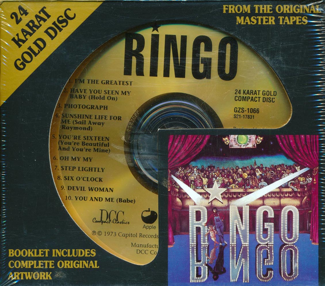 Ringo Starr - Ringo (+3 bonus tracks) (gold CD) (incl. large booklet) (remastered) [New] [New CD]