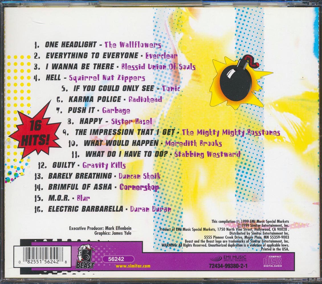 Duran Duran, Blur, Everclear, Etc. - Ka-Boom! 16 Rippin' Tunes! [New CD]