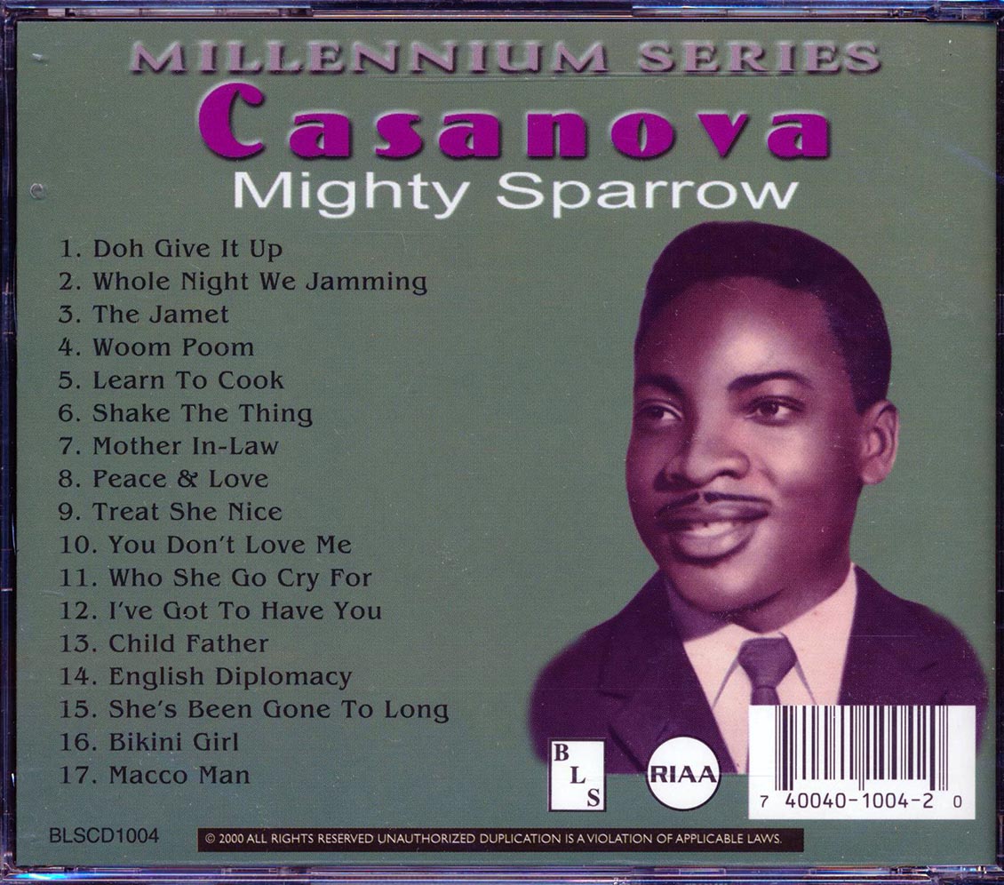 Mighty Sparrow - Casanova: Millennium Series [New CD]
