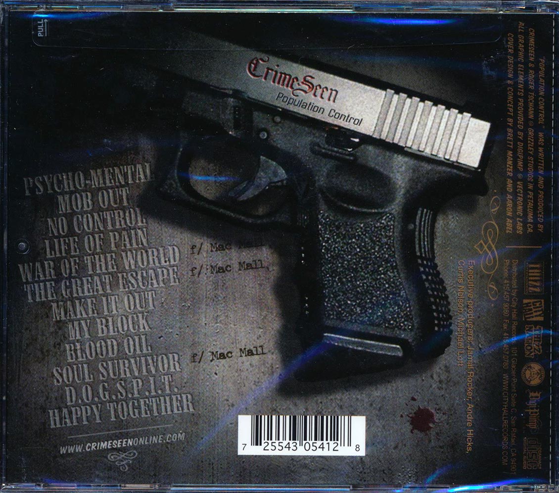 Crimeseen - Population Control [New CD]
