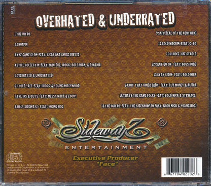 R Beta & Macnificent - Overhated & Underrated Volume 1 [New CD]