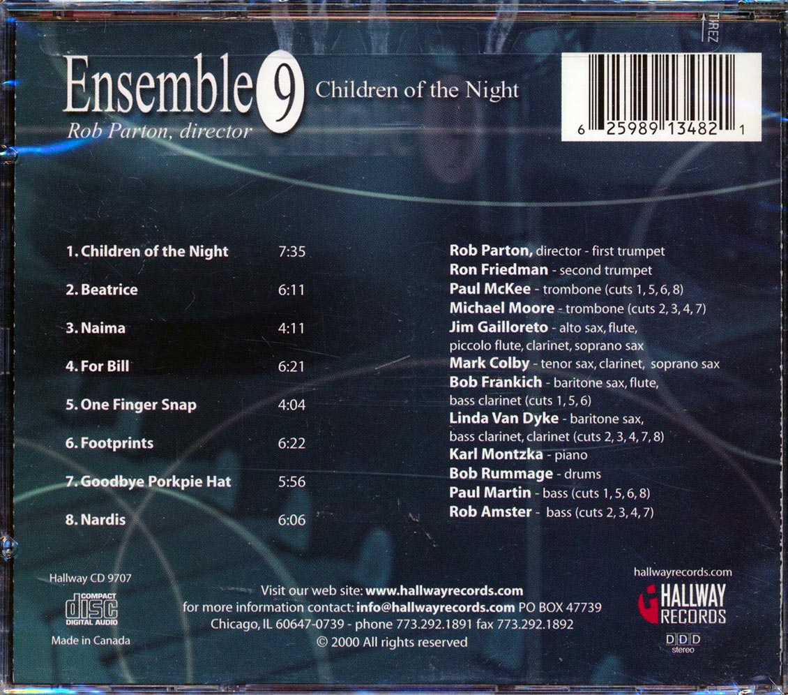 Ensemble 9 - Children Of The Night [New CD]