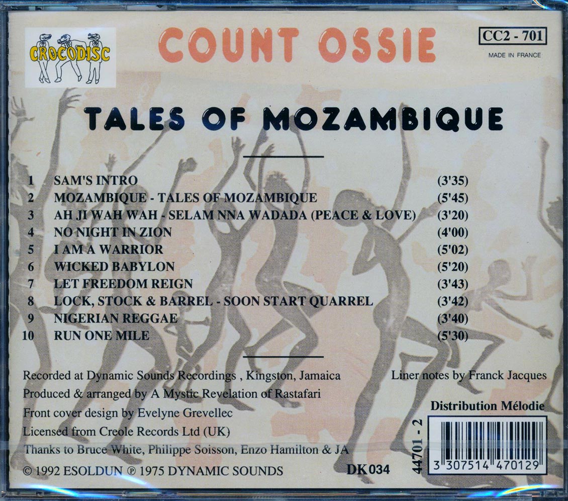 Count Ossie - Tales Of Mozambique [New CD]