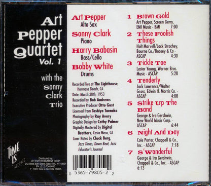Art Pepper Quartet - Art Pepper Quartet Volume 1 With Sonny Clark Trio (remastered) [New CD]