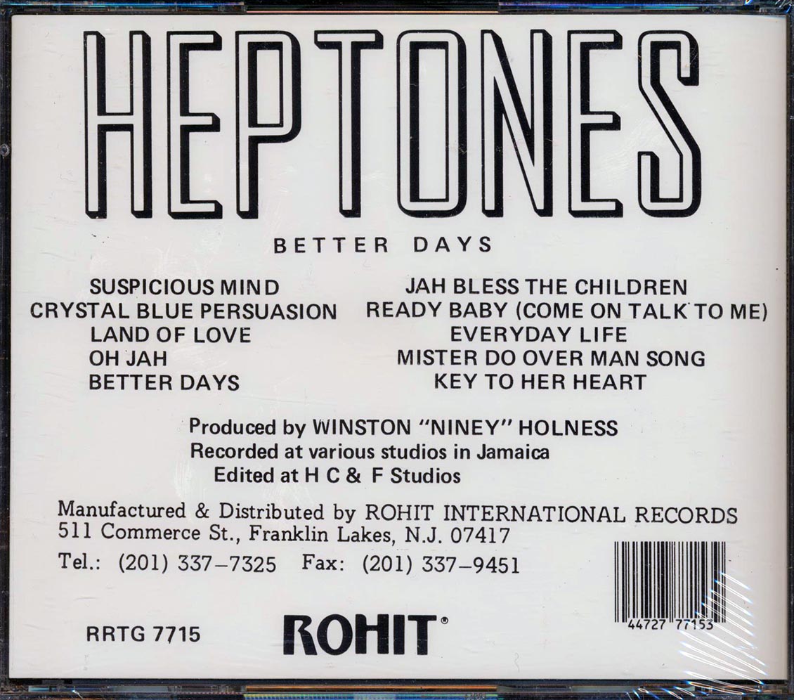 The Heptones - Better Days [New CD]