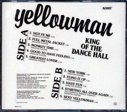Yellowman - King Of The Dance Hall [New CD]