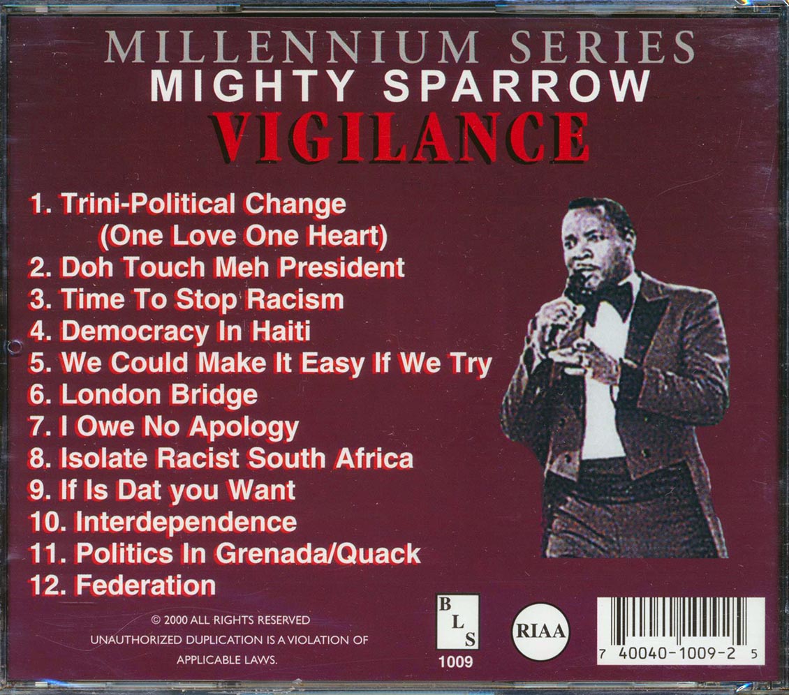 Mighty Sparrow - Vigilance: Millennium Series [New CD]