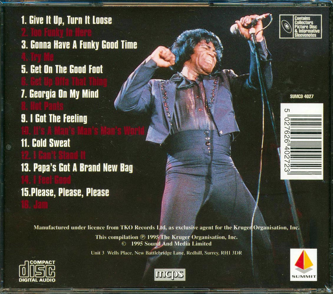 James Brown - Live (At Chastain Park) [New CD]