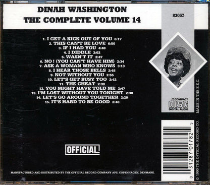 Dinah Washington - The Complete Dinah Washington Volume 14: 1955 [New CD]
