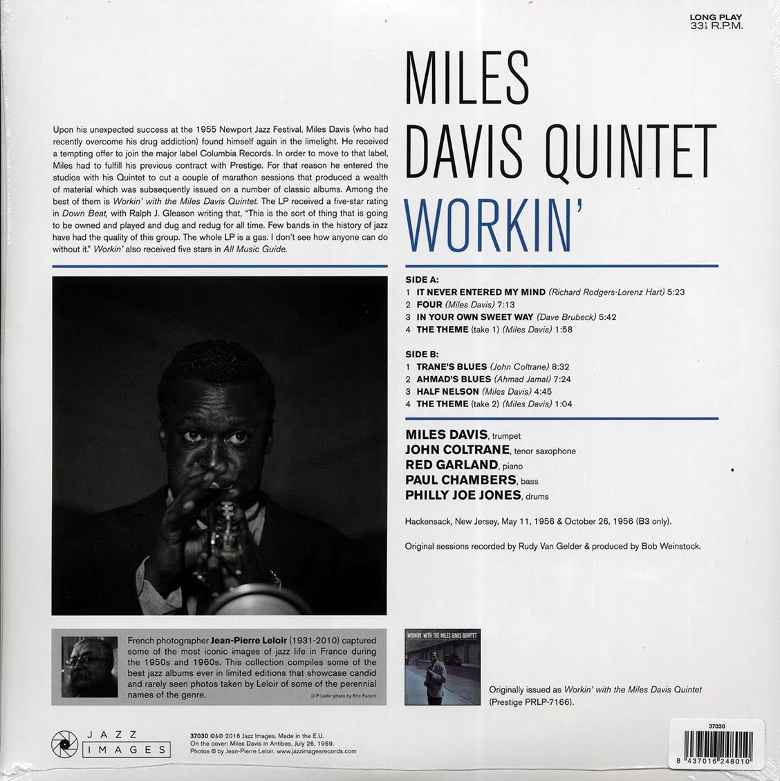 Miles Davis Quintet - Workin' (ltd. ed.) (180g) [New Vinyl Record LP]