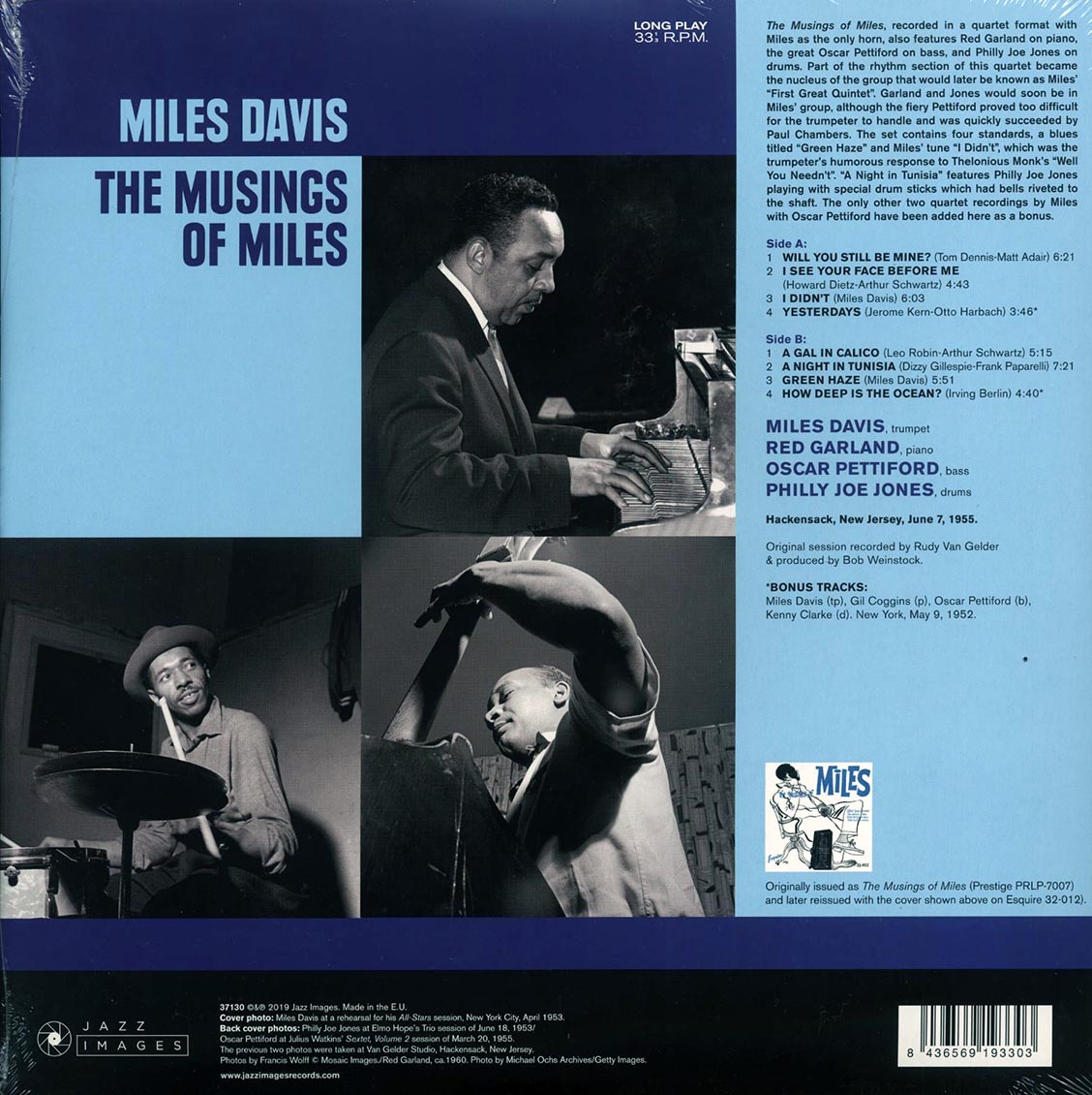 Miles Davis - The Musings Of Miles (+2 bonus tracks) (ltd. ed.) (180g) [New Vinyl Record LP]
