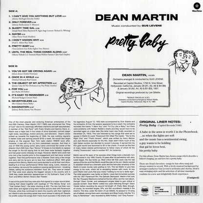 Dean Martin - Pretty Baby (+2 bonus tracks) (ltd. ed.) (180g) [New Vinyl LP]
