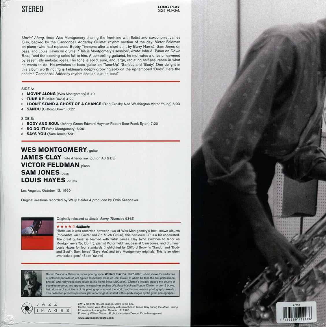 Wes Montgomery - Movin' Along (ltd. ed.) (180g) [New Vinyl Record LP]