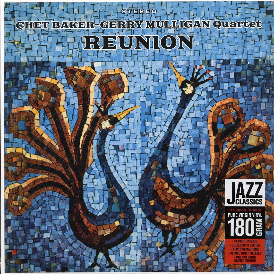 Chet Baker, Gerry Mulligan Quartet - Reunion (+2 bonus tracks) (DMM) (ltd. ed.) (180g) (High-Def VV) (remastered) [New Vinyl Record LP]