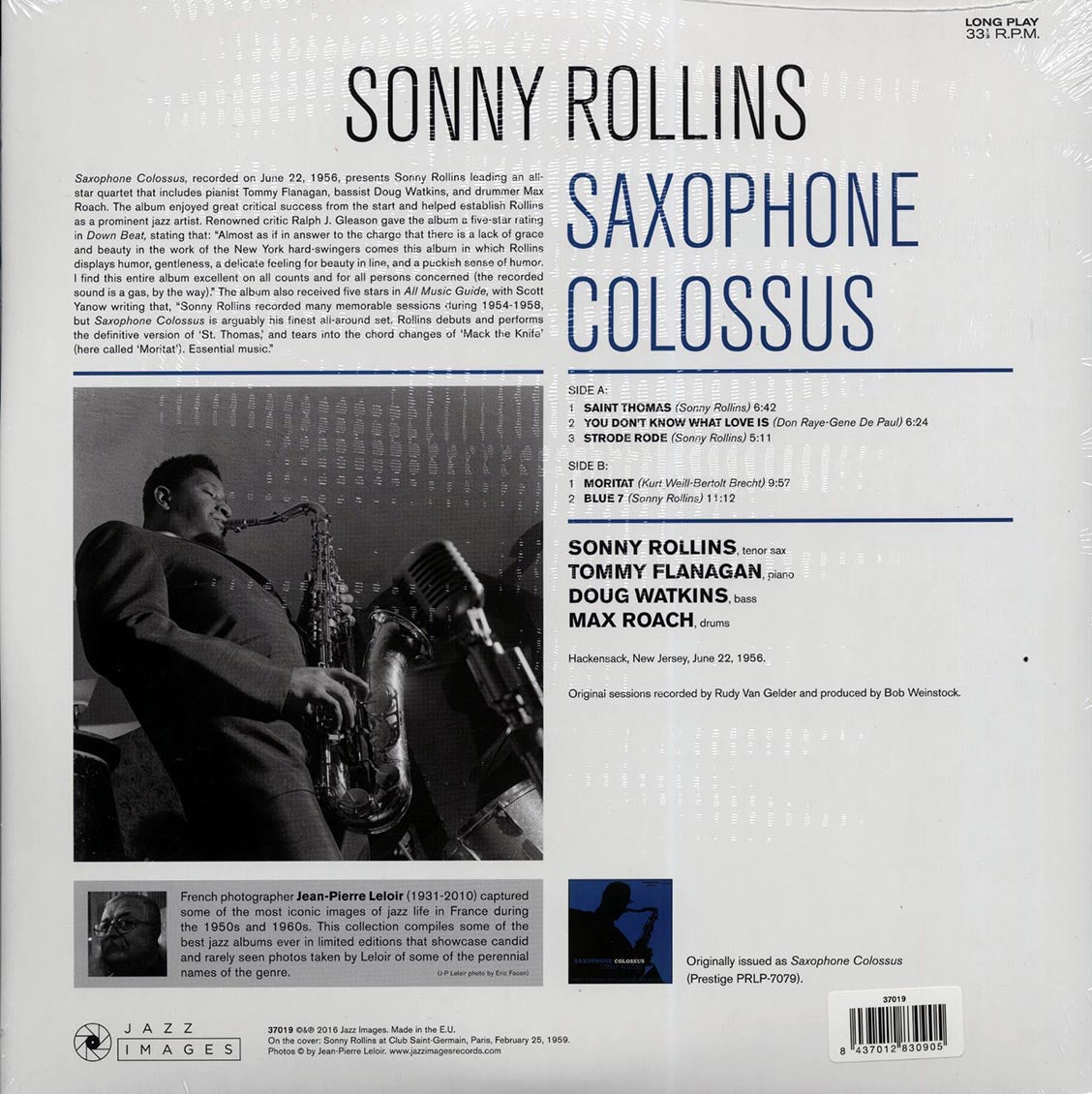 Sonny Rollins - Saxophone Colossus (ltd. ed.) (180g) (High-Def VV) [New Vinyl Record LP]