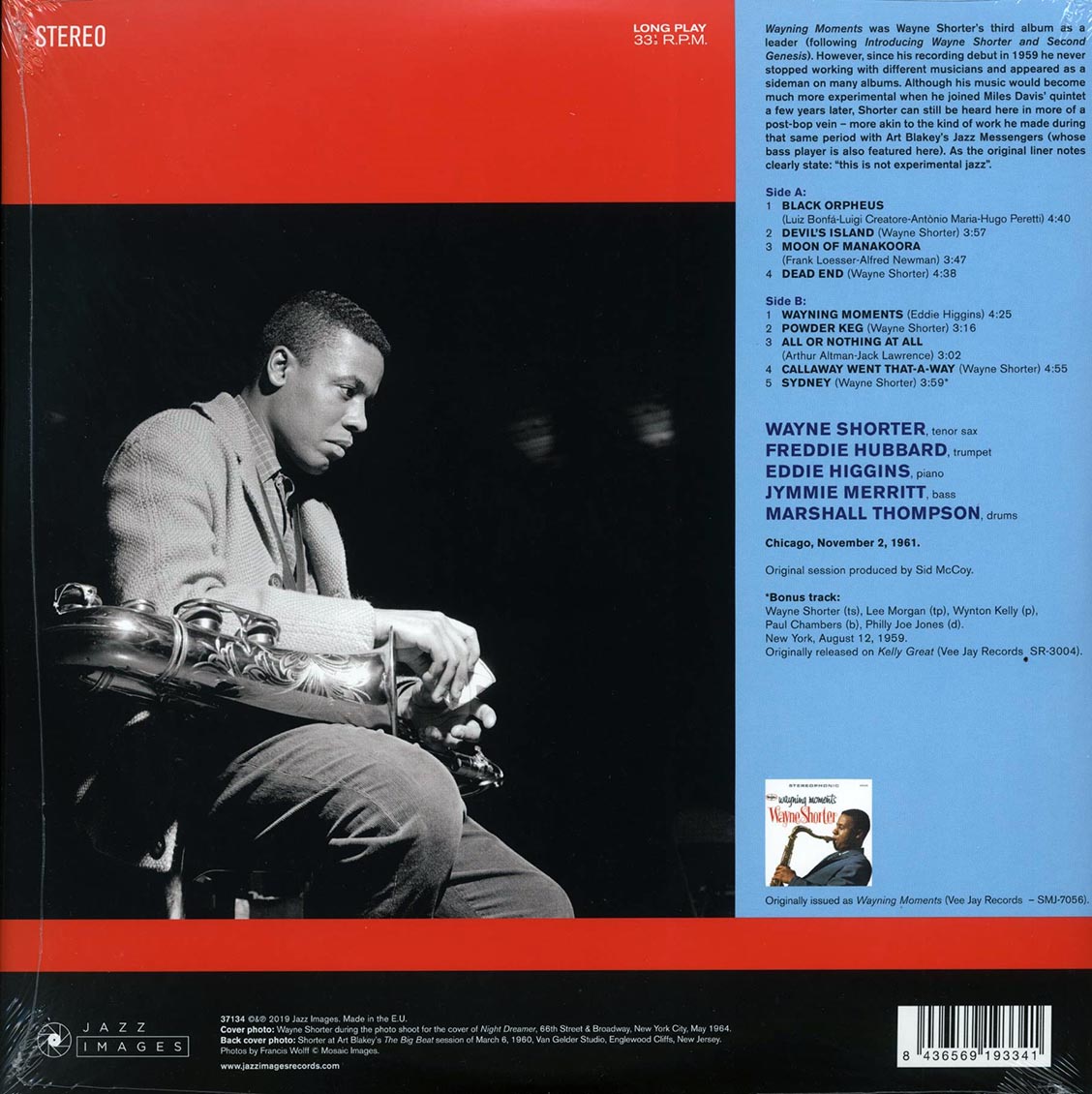 Wayne Shorter - Wayning Moments (+bonus track) (ltd. ed.) (180g) [New Vinyl Record LP]