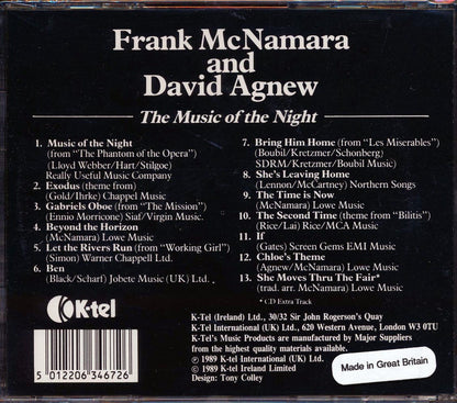 Frank McNamera & David Agnew - The Music Of The Night [New CD]