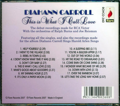 Diahann Carroll - This Is What I Call Love [New CD]