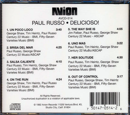 Paul Russo - Delicioso! [New CD]