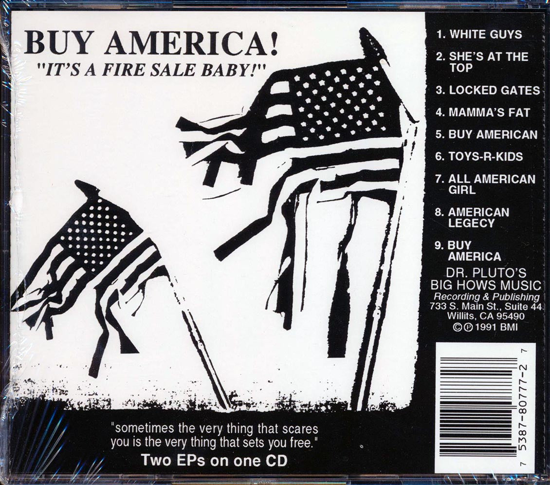 Madasnasa & The Jakats Of Jive - White Guys + Buy America [New CD]