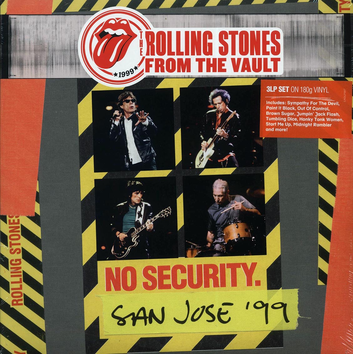 The Rolling Stones - From The Vault: No Security, San Jose '99 (ltd. ed.) (3xLP) (180g) (colored vinyl) [New Vinyl LP]