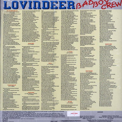 Lovindeer - Bad Boy Crew (Jamaica press) (orig. press) [New Vinyl LP]