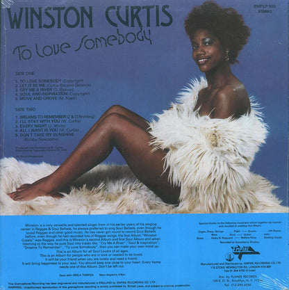Winston Curtis - To Love Somebody (orig. press) [New Vinyl LP]