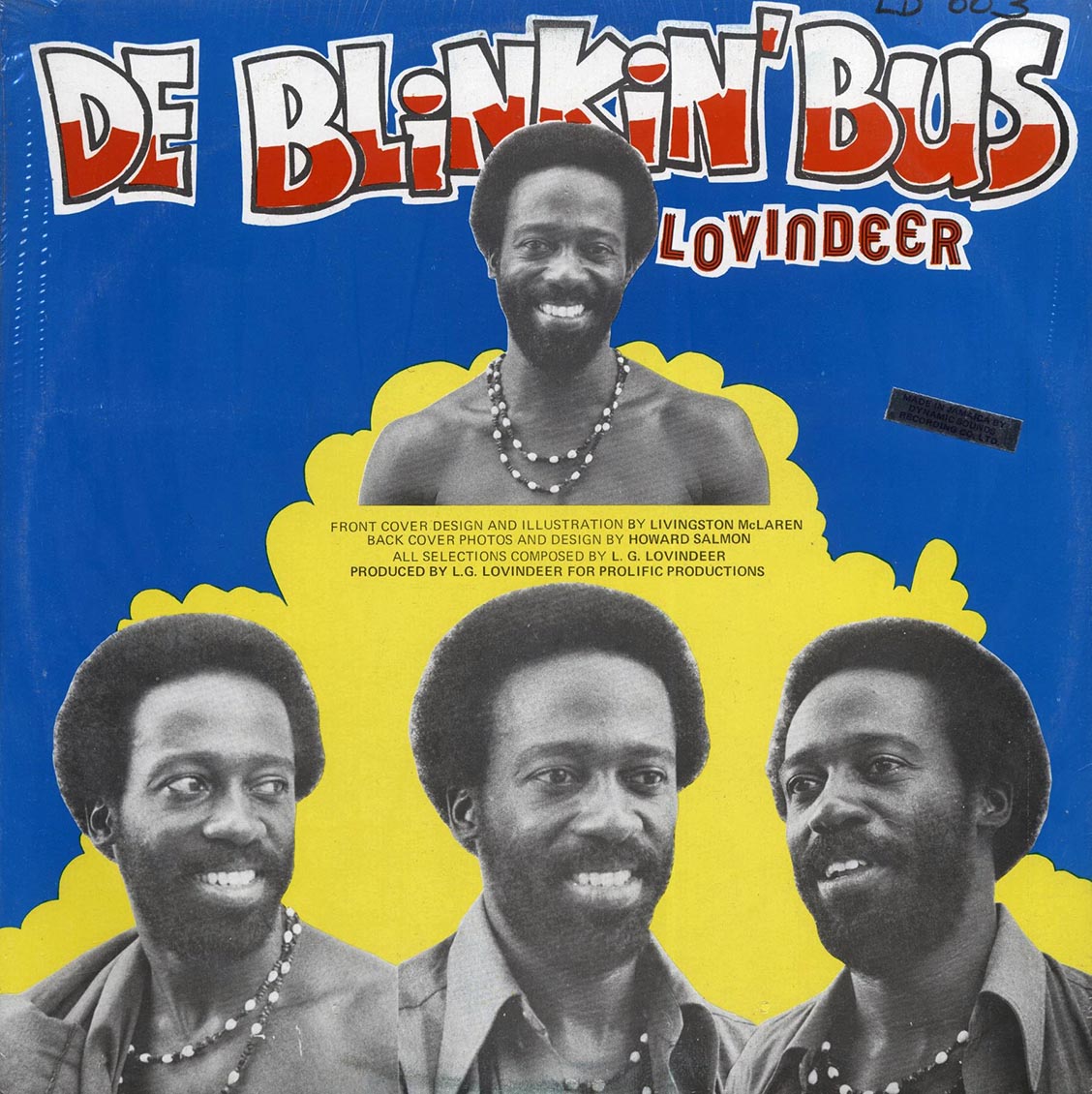 Lovindeer - De Blinkin' Bus (Jamaica press) (orig. press) [New Vinyl LP]
