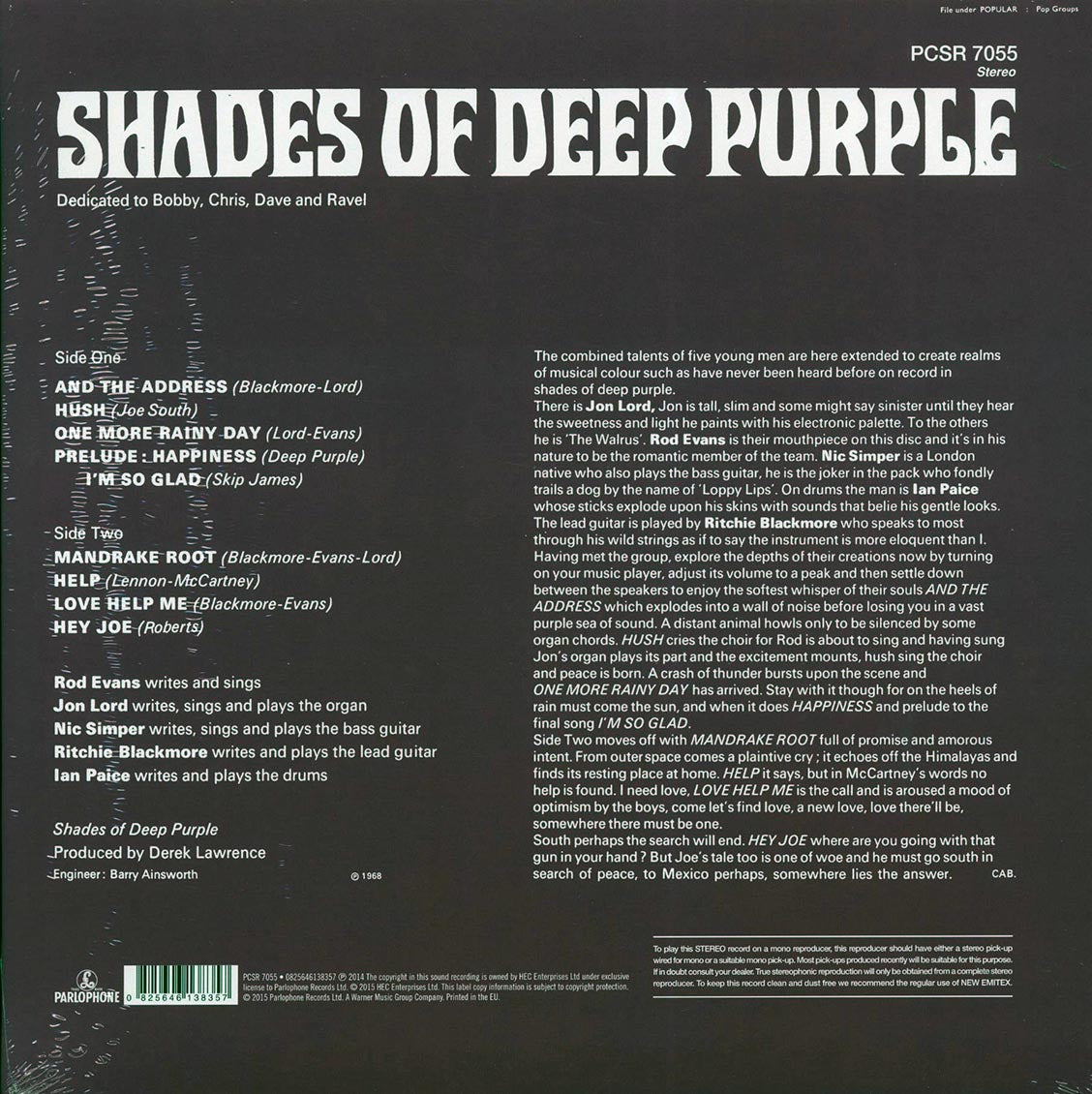 Deep Purple - Shades Of Deep Purple (180g) (remastered) [New Vinyl LP]