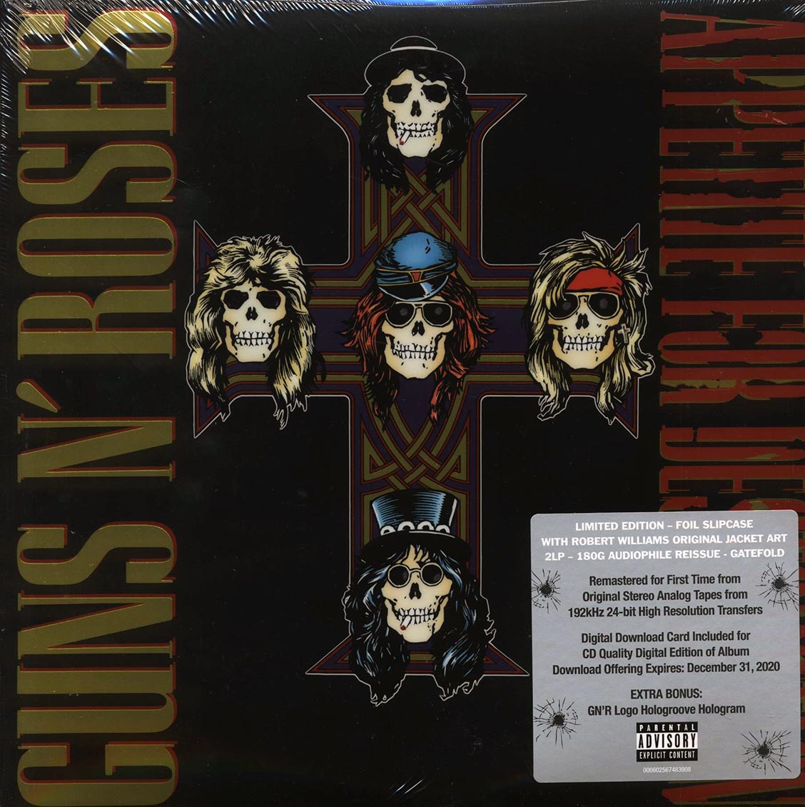 Guns N' Roses - Appetite For Destruction (2xLP) (180g) (audiophile) [New Vinyl Record LP]