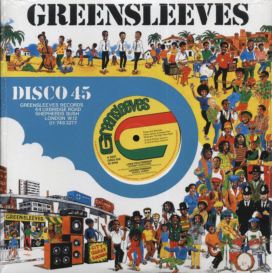 Johnny Osbourne - Love You Tonight; Prince Jammy - Loving Tonight  /  Johnny Osbourne - Purify Your Heart; Prince Jammy - Pure Is The Soul [New Vinyl Record 12" Single]